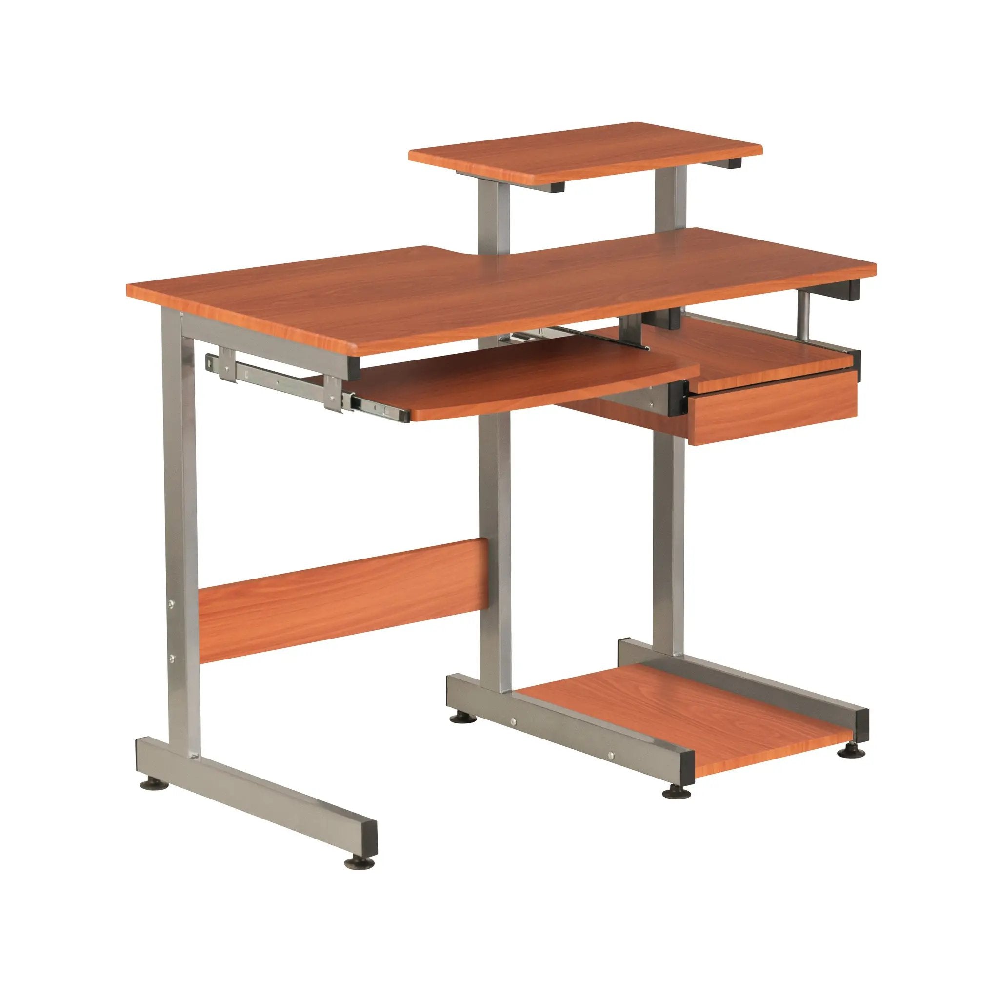 Techni Mobili Complete Computer Workstation Desk, Woodgrain by HouseOfZazla