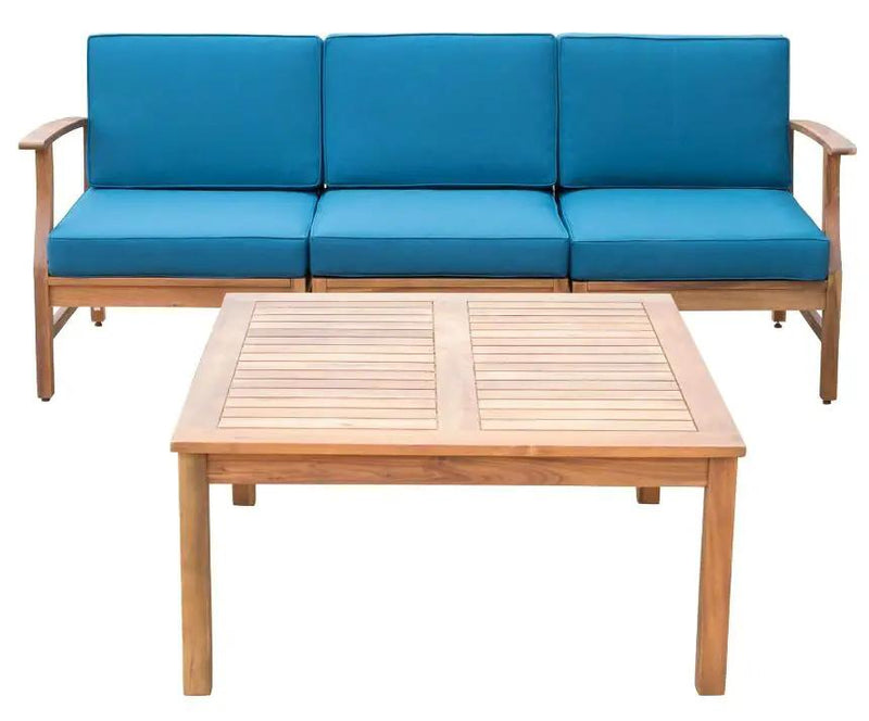 Perla 3 Seater Sofa and Table Set by HouseOfZazla