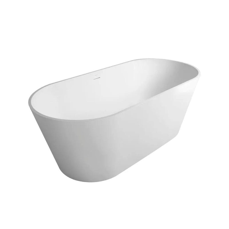 65 Inch Freestanding Solid Surface Soaking Bathtub by HouseOfZazla