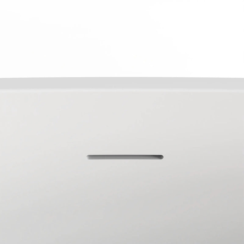 65 Inch Freestanding Solid Surface Soaking Bathtub by HouseOfZazla