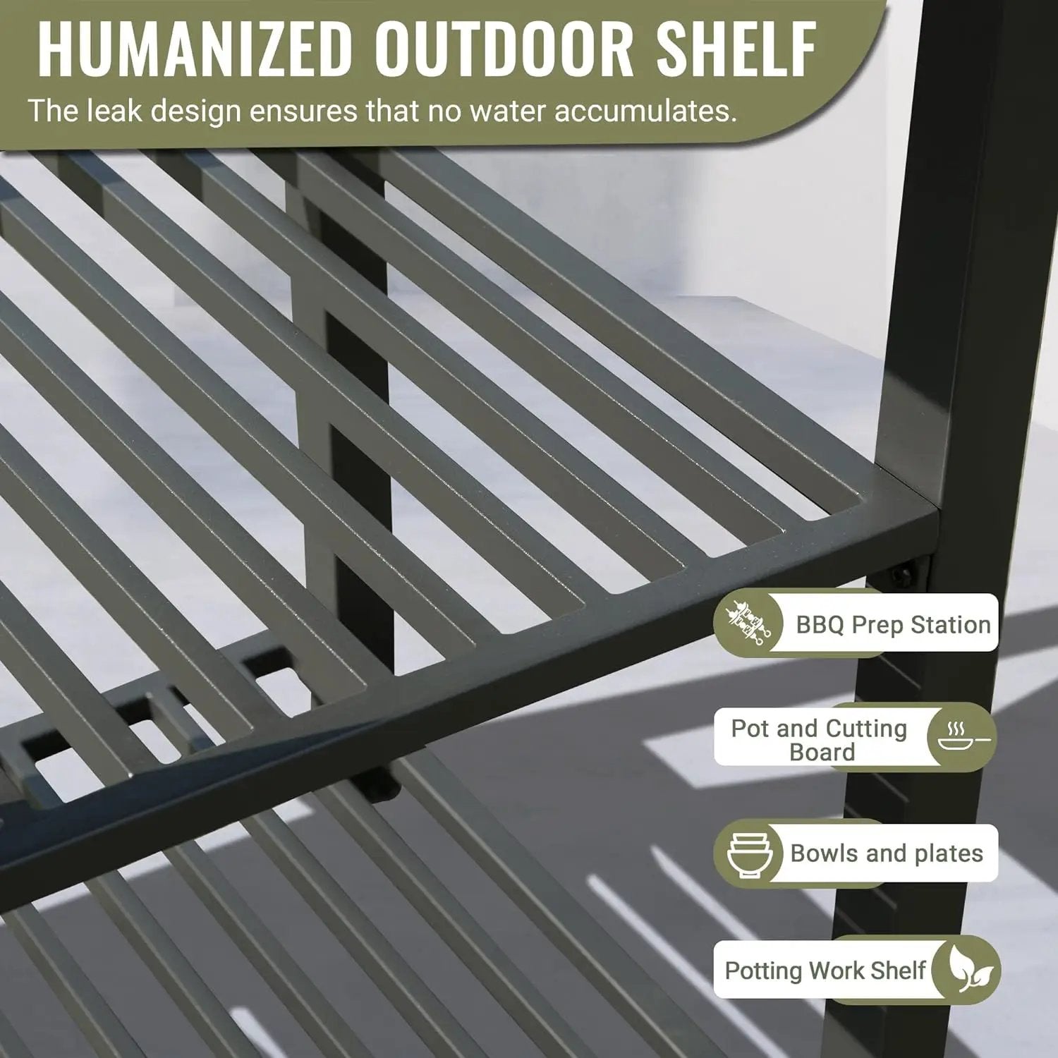 Outdoor Kitchen Island with Storage by HouseOfZazla