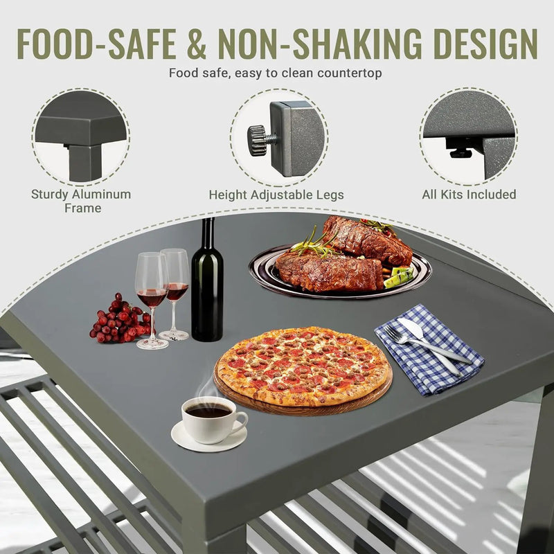 Outdoor Kitchen Island with Storage by HouseOfZazla