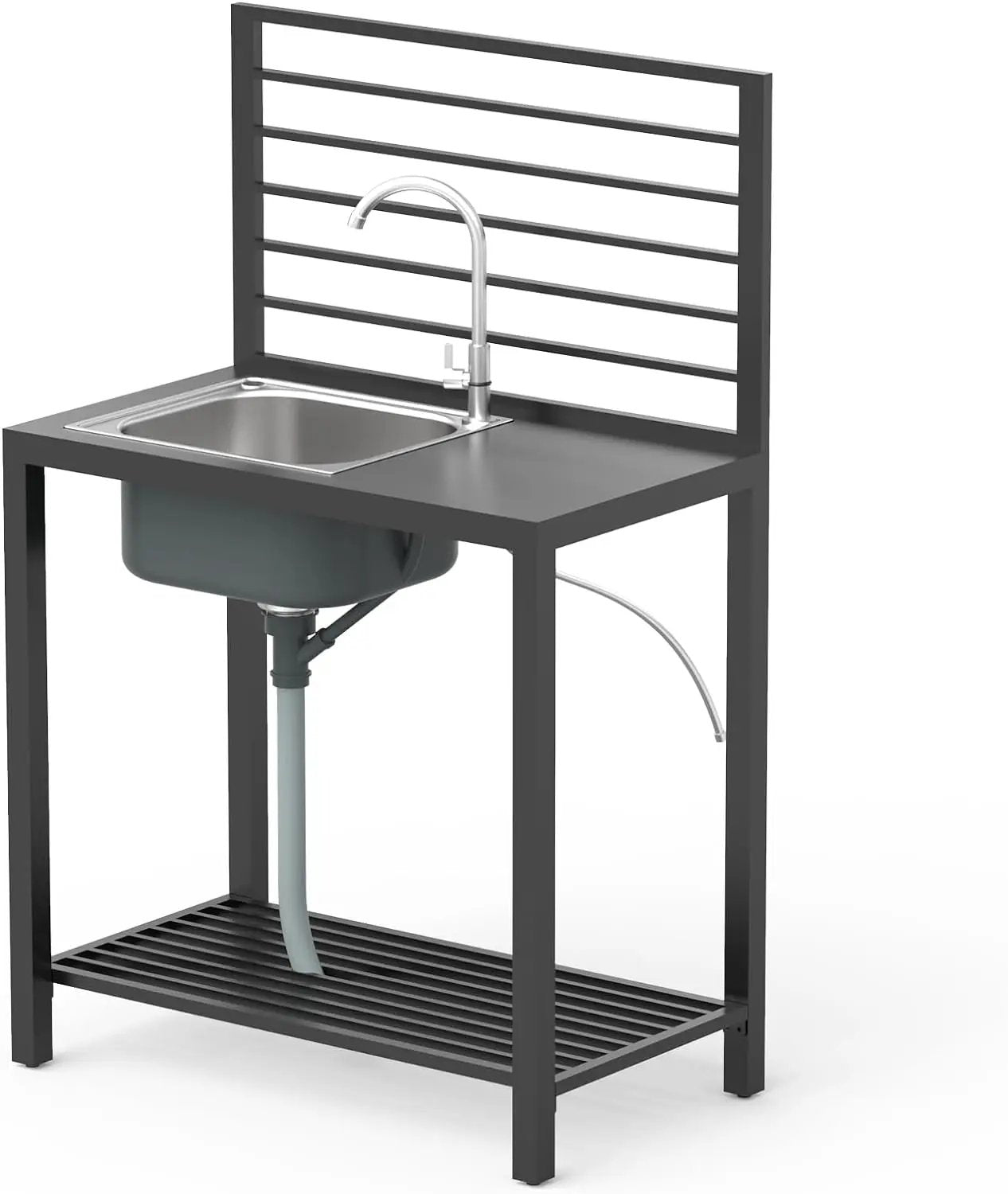 Outdoor Kitchen Island with Storage by HouseOfZazla