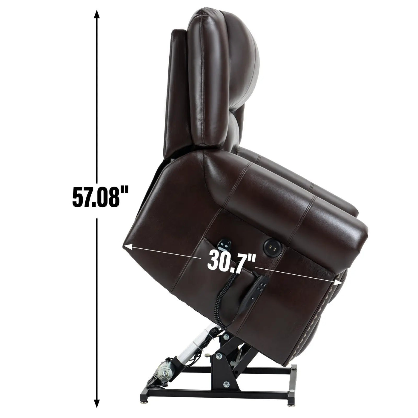 Power Lift Recliner Chair with Heat and Massage by HouseOfZazla