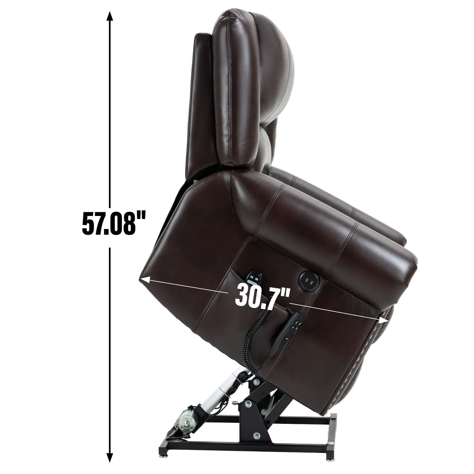 Power Lift Recliner Chair with Heat and Massage by HouseOfZazla
