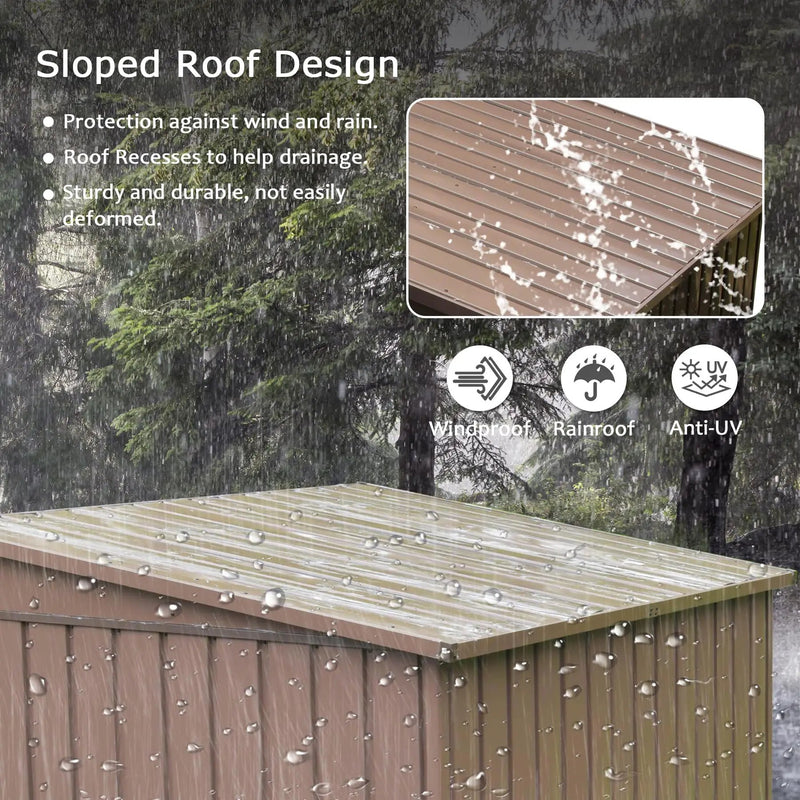 Outdoor Storage Shed 6x4 FT by HouseOfZazla