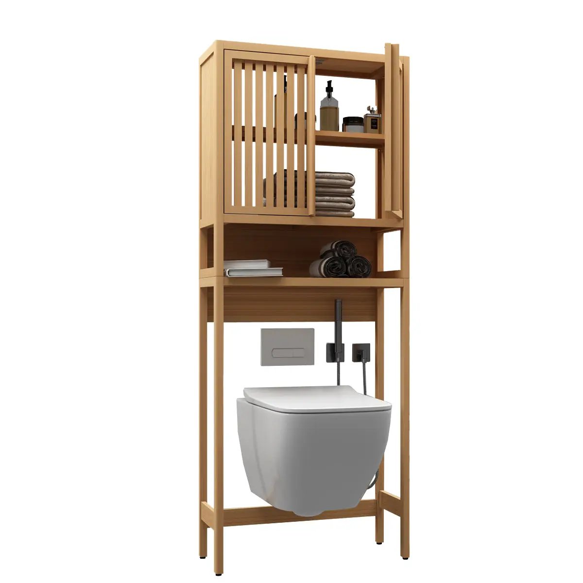 Toilet Storage Rack - Independent Bathroom & Laundry Room by HouseOfZazla