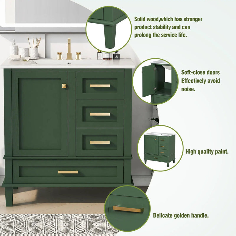 30" Bathroom Vanity by HouseOfZazla