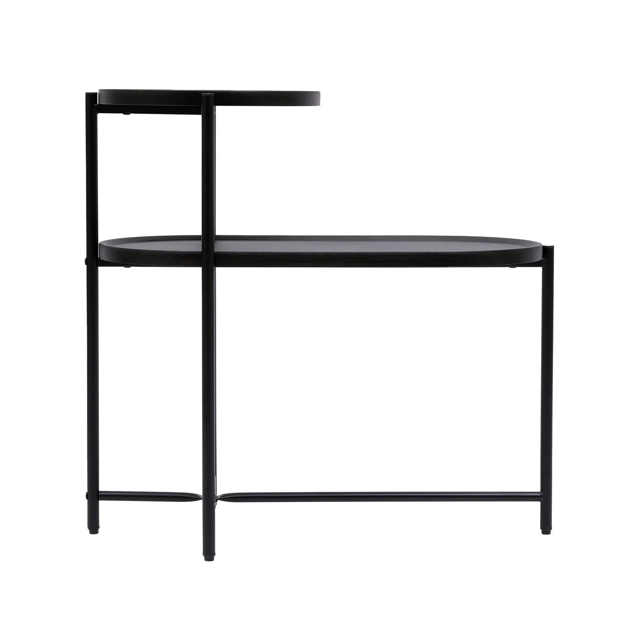 Round Coffee Table with Storage Tray by HouseOfZazla