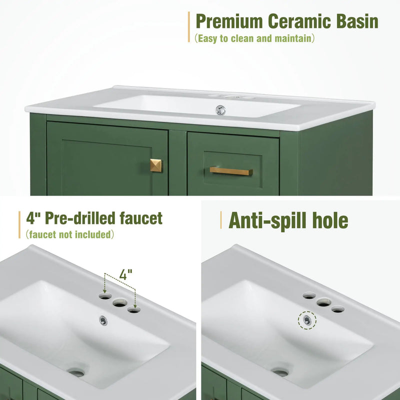 30" Bathroom Vanity by HouseOfZazla