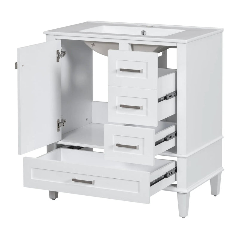 30" Modern Bathroom Vanity with Sink Combo Set by HouseOfZazla