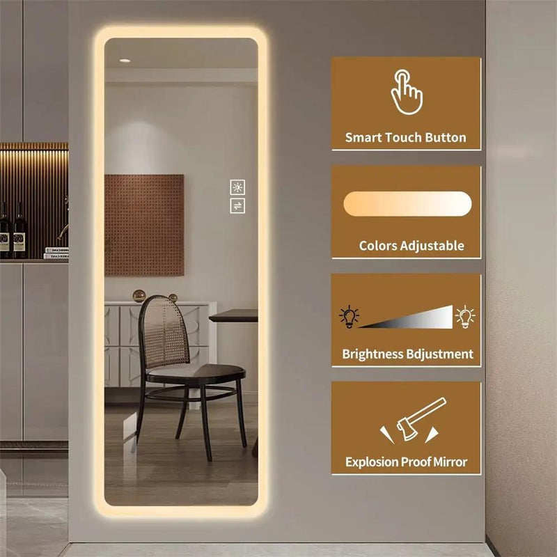 Lighted Full Length Mirror by HouseOfZazla