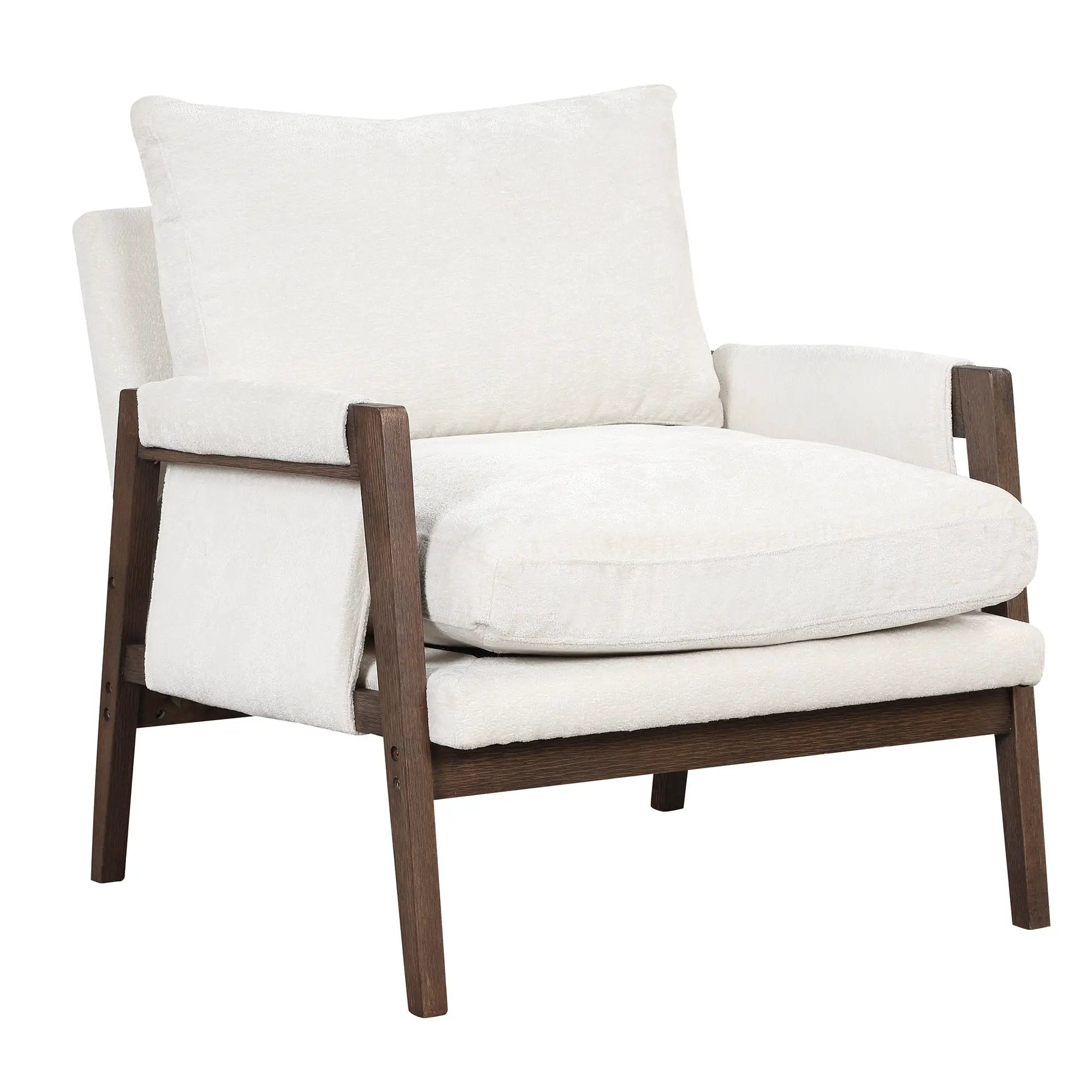Kelly Mid-Century Modern Velvet Accent Armchair by HouseOfZazla