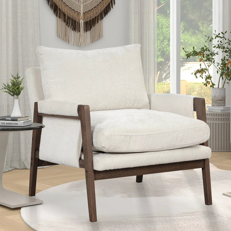 Kelly Mid-Century Modern Velvet Accent Armchair by HouseOfZazla