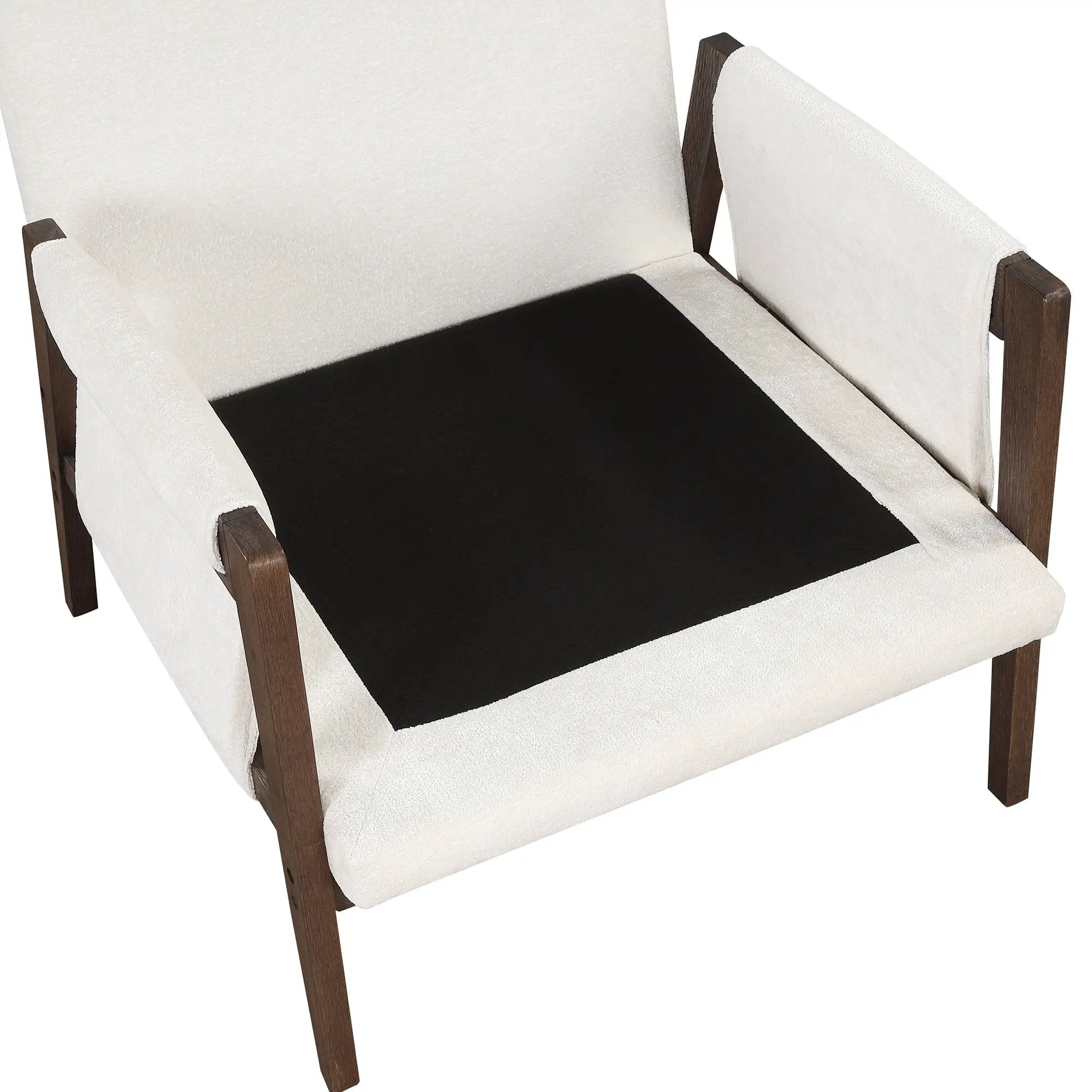 Kelly Mid-Century Modern Velvet Accent Armchair by HouseOfZazla