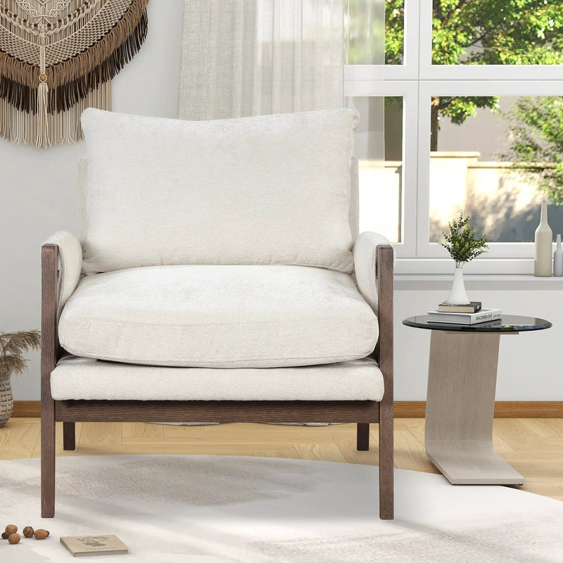 Kelly Mid-Century Modern Velvet Accent Armchair by HouseOfZazla