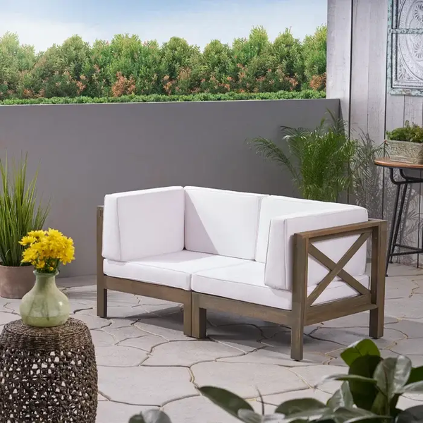 Brava X-Back Loveseat, photo 2 of 10