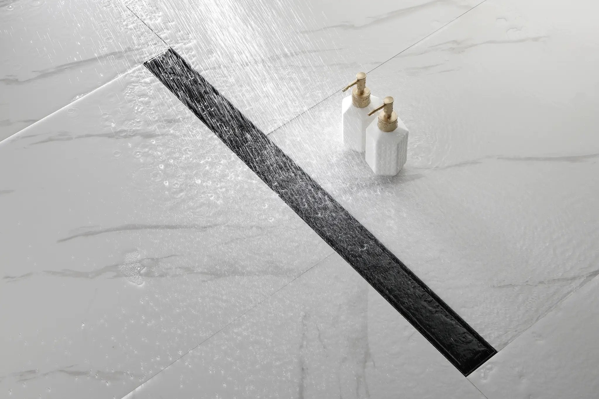 36 Inches Linear Shower Drain with Removable Cover by HouseOfZazla