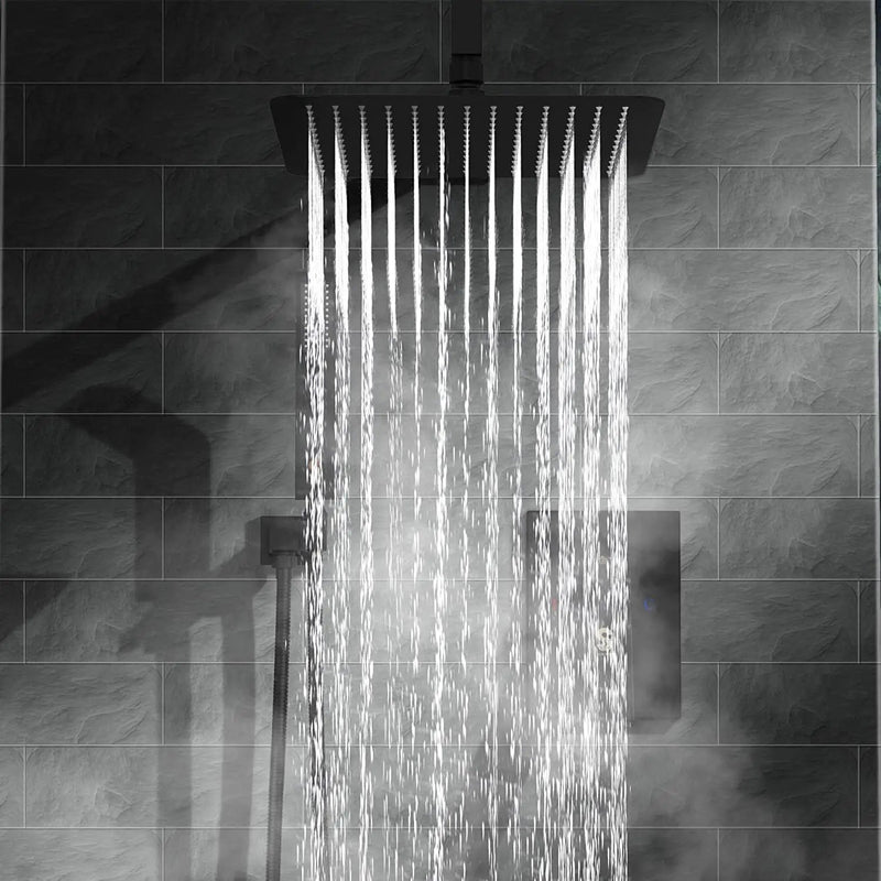 10 Inch Shower Head Bathroom Luxury Rain Mixer Shower Complete Combo Set by HouseOfZazla