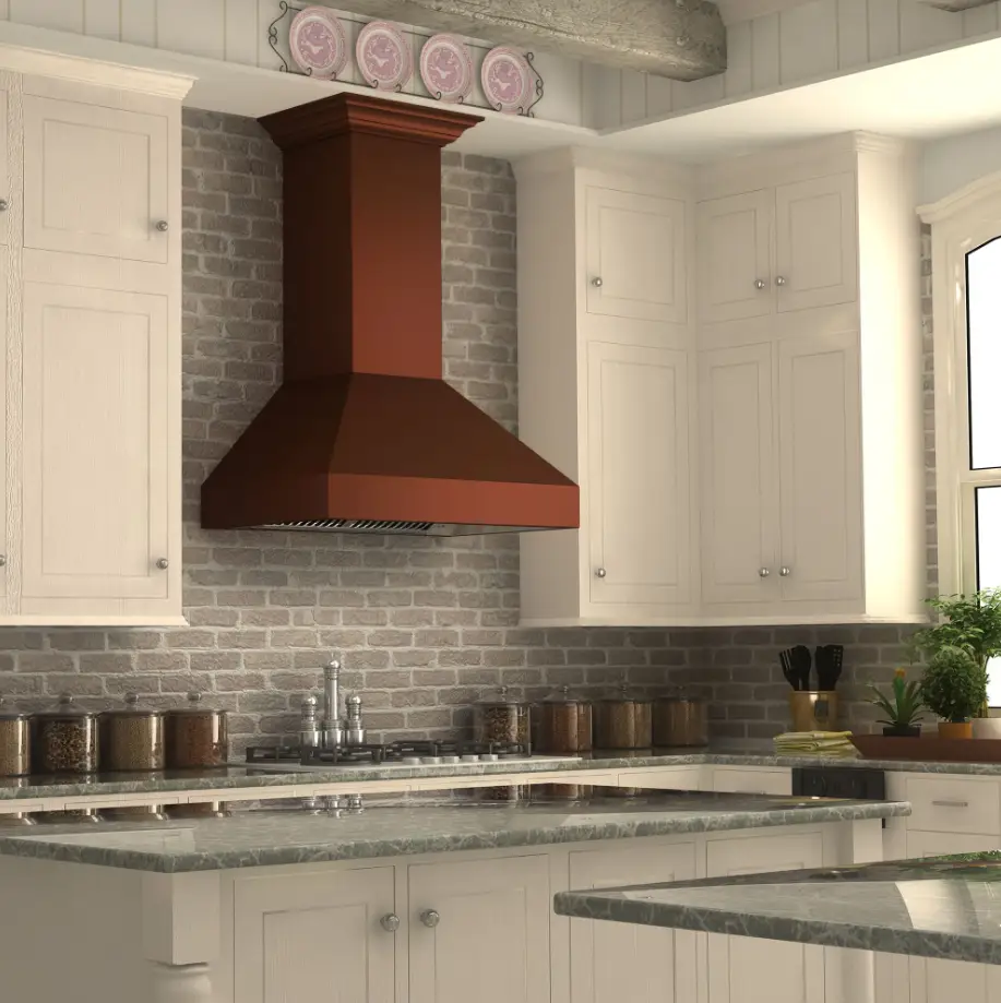 ZLINE Vented Crown Molding for Designer Range Hoods, CM1V-8667C by Farmhouse Kitchen and Bath