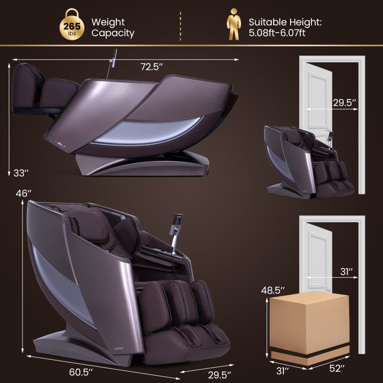 2025 Enjoyment 42 - Full Body Zero Gravity Massage Recliner with Airbags and Foot Rollers, photo 3 of 20