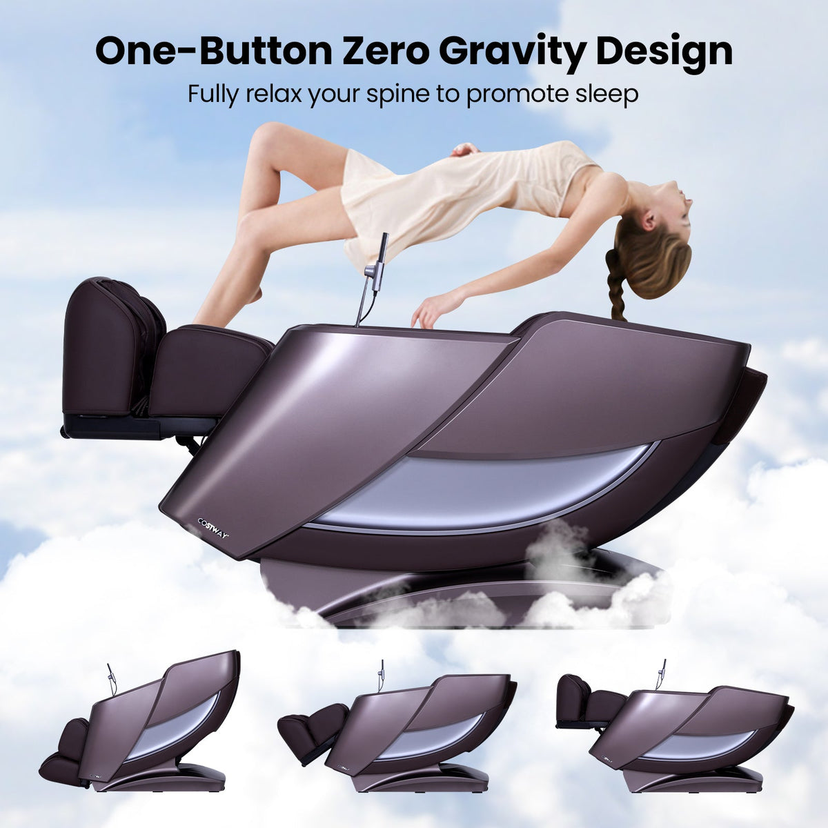 2025 Enjoyment 42 - Full Body Zero Gravity Massage Recliner with Airbags and Foot Rollers, photo 5 of 20