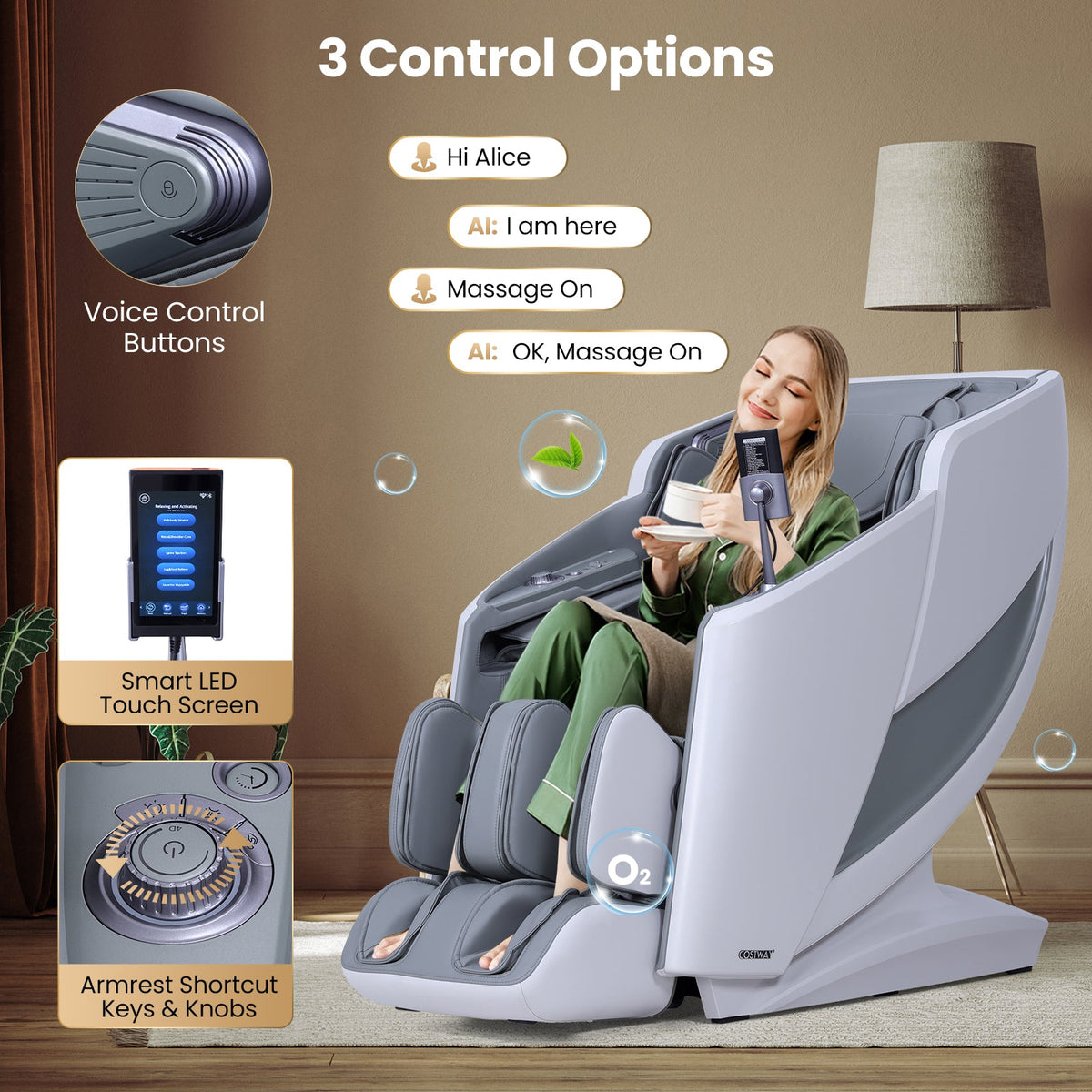 2025 Enjoyment 42 - Full Body Zero Gravity Massage Recliner with Airbags and Foot Rollers, photo 13 of 20