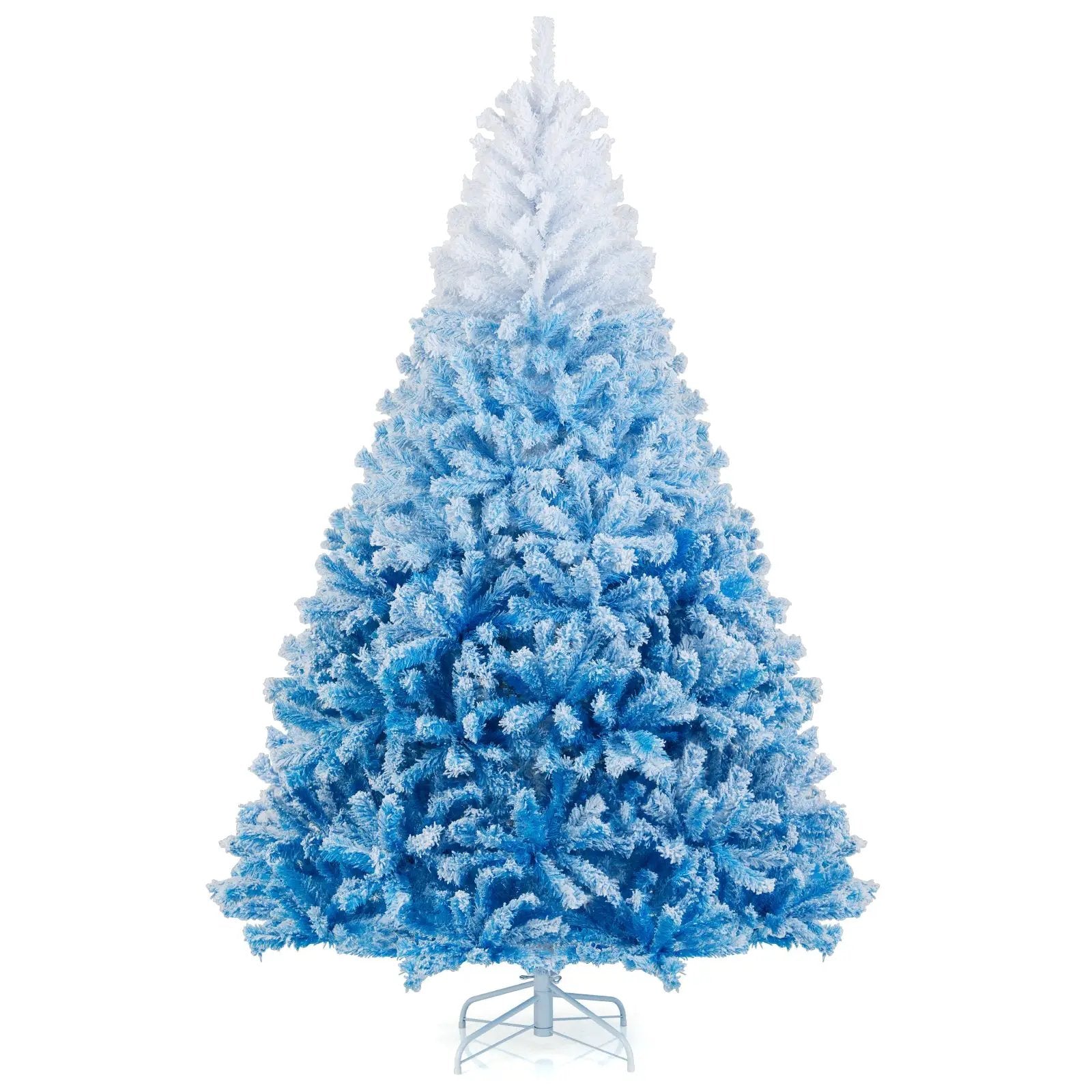 2025 New Artificial Christmas Tree with 456 Branch Tips and Folding Metal Stand by DirectDeals