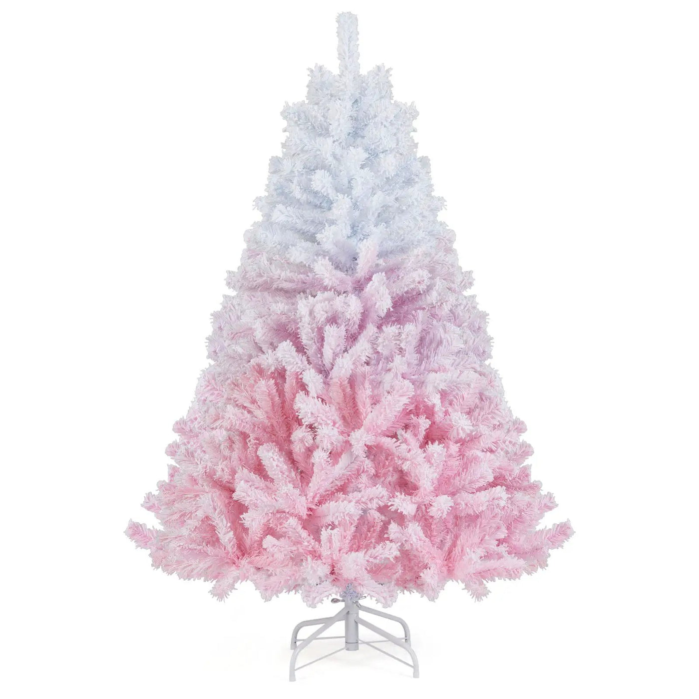 2025 New Artificial Christmas Tree with Folding Metal Stand and 456 Branch Tips by DirectDeals