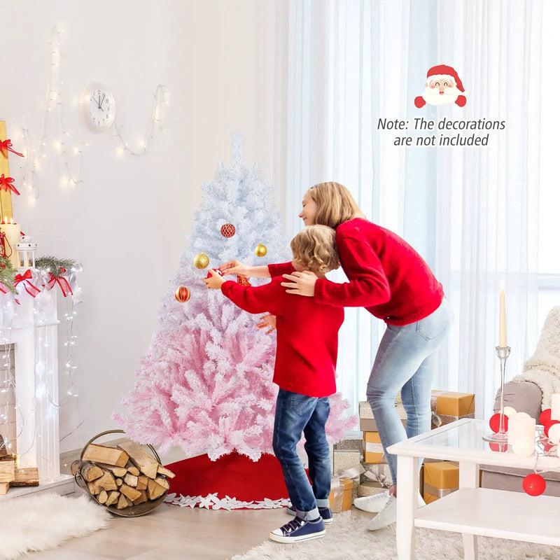 2025 New Artificial Christmas Tree with Folding Metal Stand and 456 Branch Tips by DirectDeals