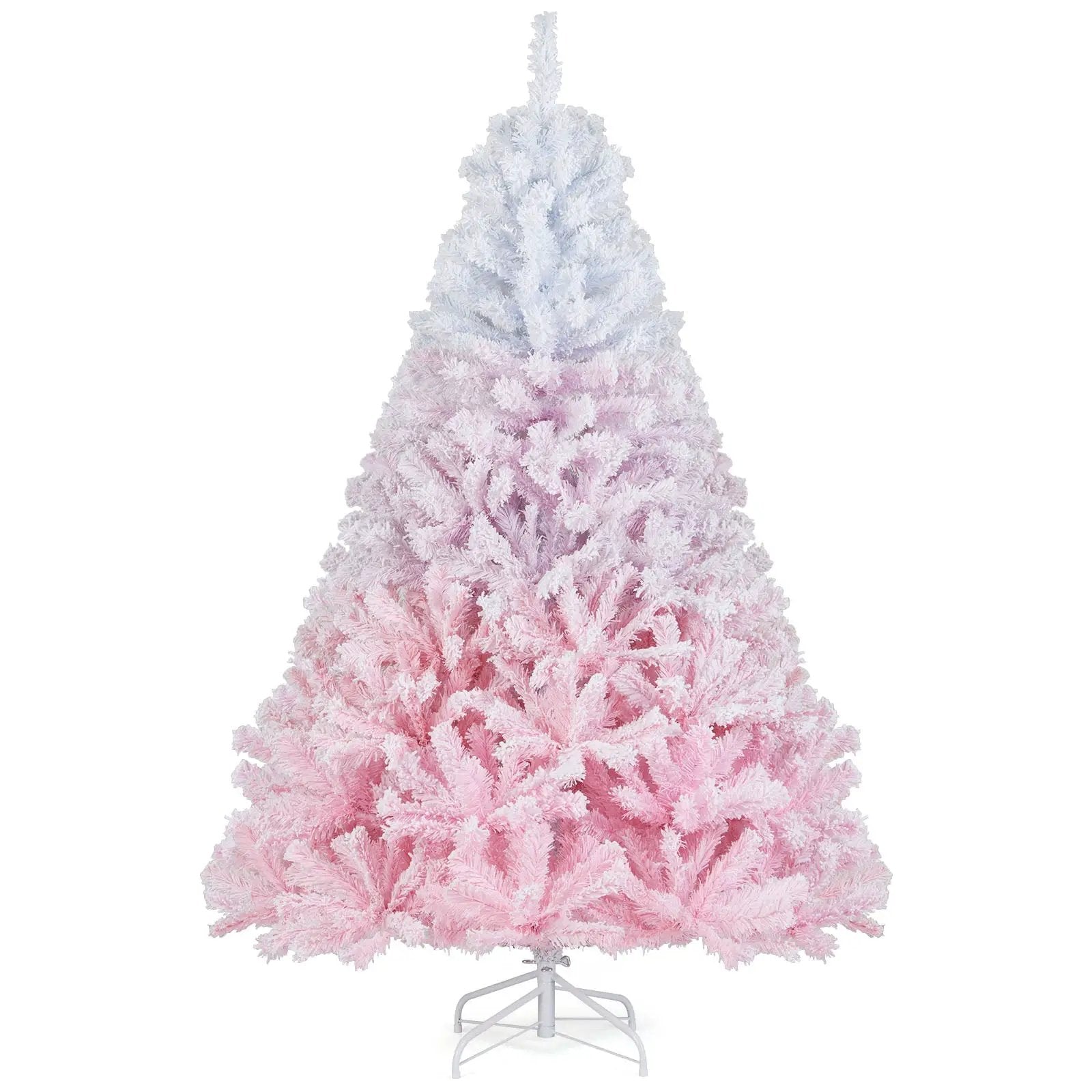 2025 New Artificial Christmas Tree with Folding Metal Stand and 456 Branch Tips by DirectDeals
