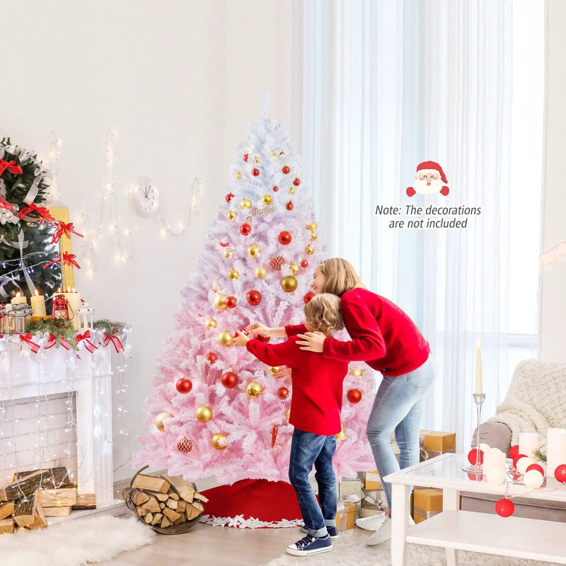 2025 New Artificial Christmas Tree with Folding Metal Stand and 456 Branch Tips by DirectDeals