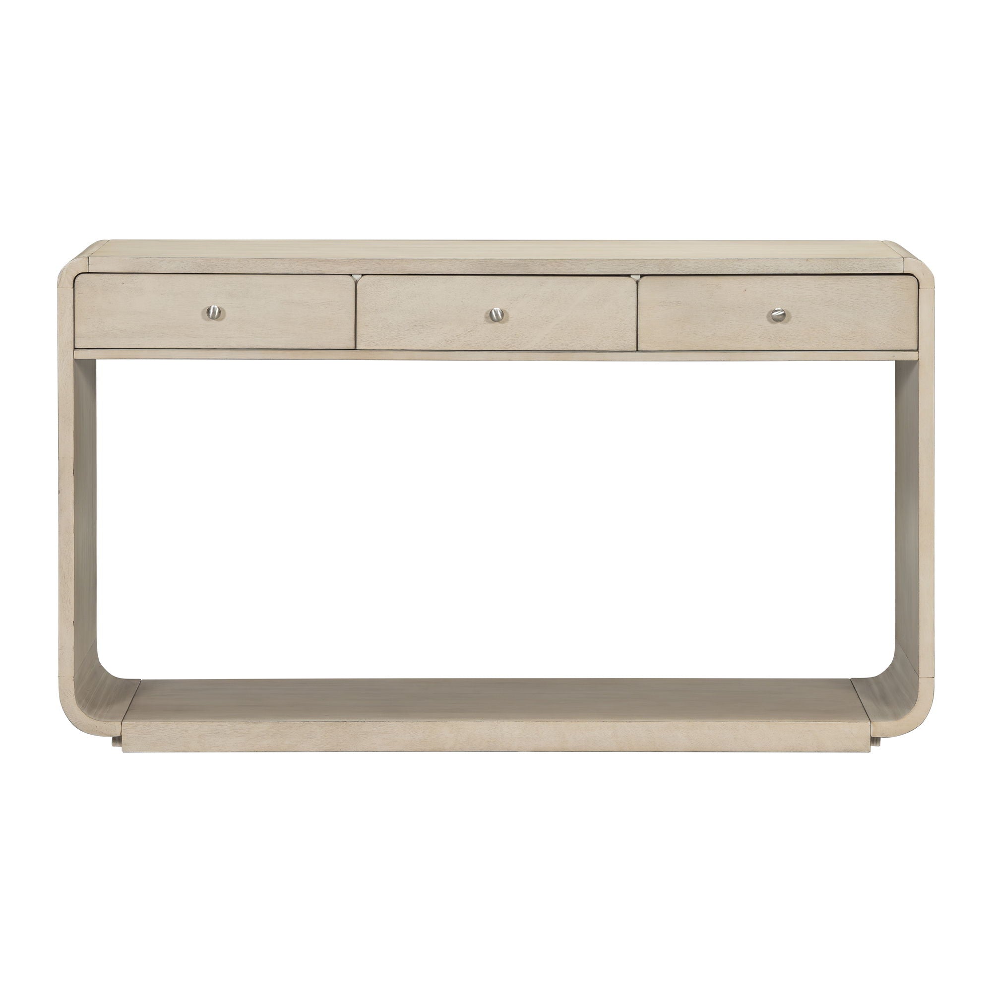 Console Table With 3 Drawers And Display Shelf by HouseOfZazla
