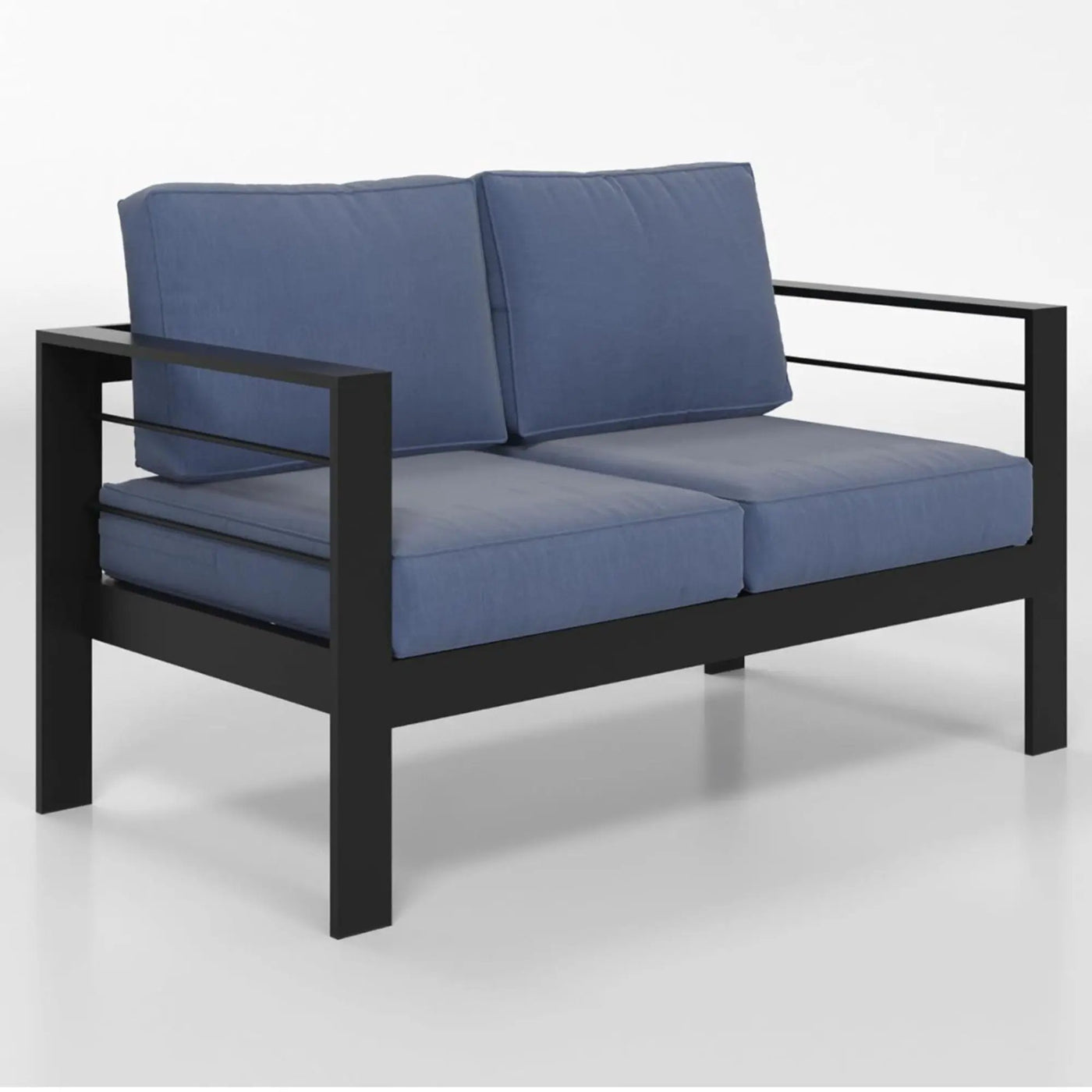 All-Weather Patio Loveseat With Thick Cushions by HouseOfZazla