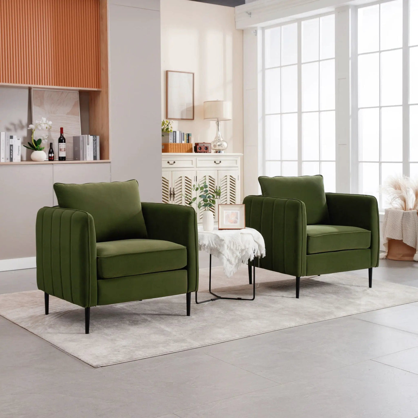 Accent Chair With Pillow For Living Room by HouseOfZazla