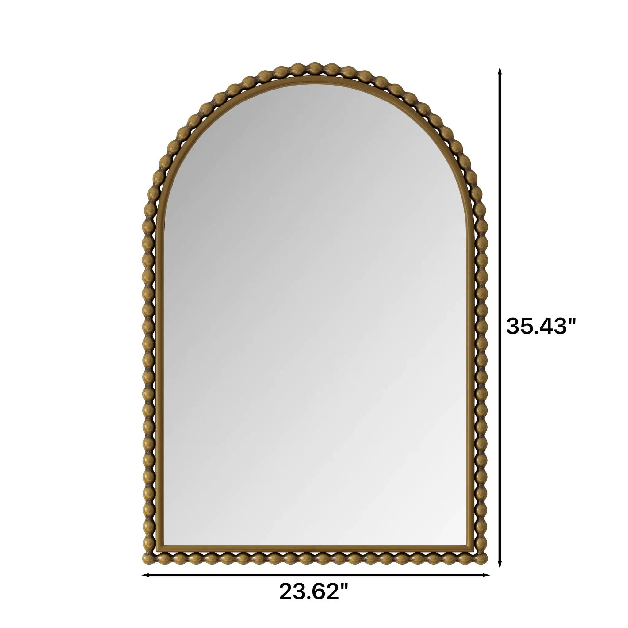 Vintage Iron Art Arch Mirror, Wall Hanging Or Table Display by Unique Piece Furniture