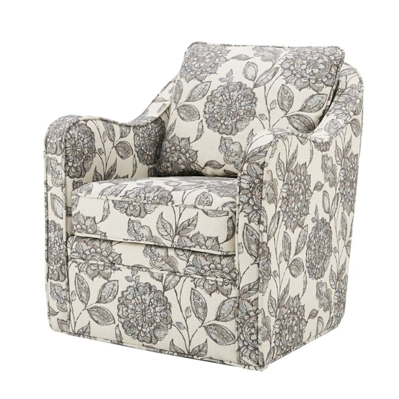 Wide Seat Arm Chair With 360 Degree Rotation by HouseOfZazla