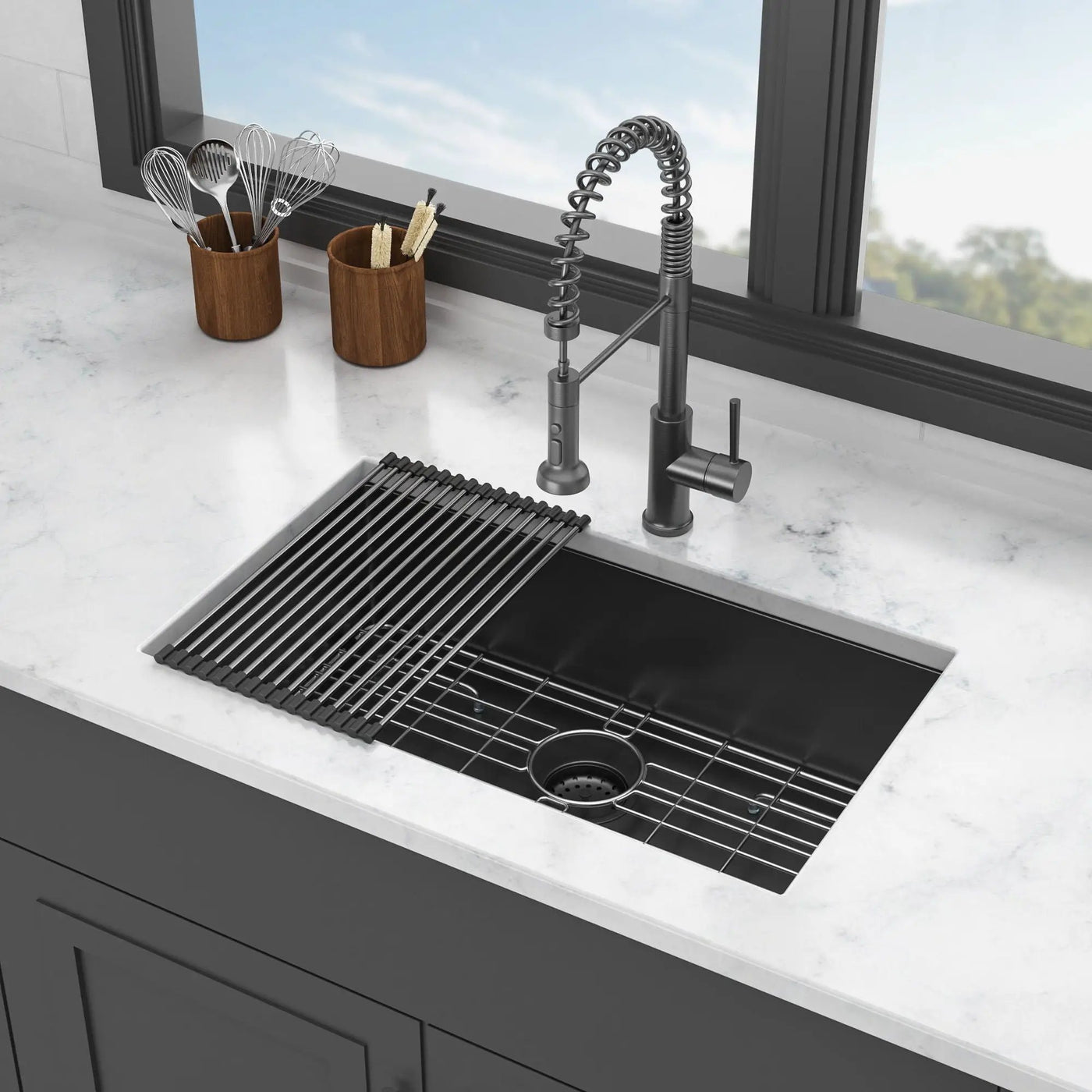 Undermount Kitchen Sink With Deep Single Bowl by HouseOfZazla