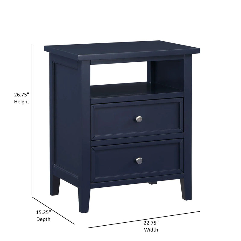 Weston - 2 Drawer Nightstand by HouseOfZazla