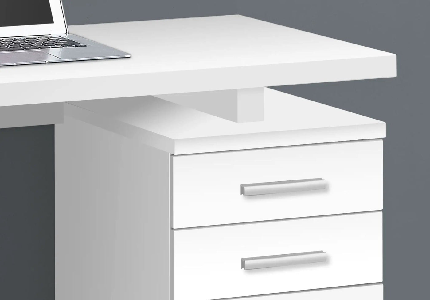 Computer Desk For Home Office Laptop, Left, Right Set - Up, Storage Drawers by Unique Piece Furniture