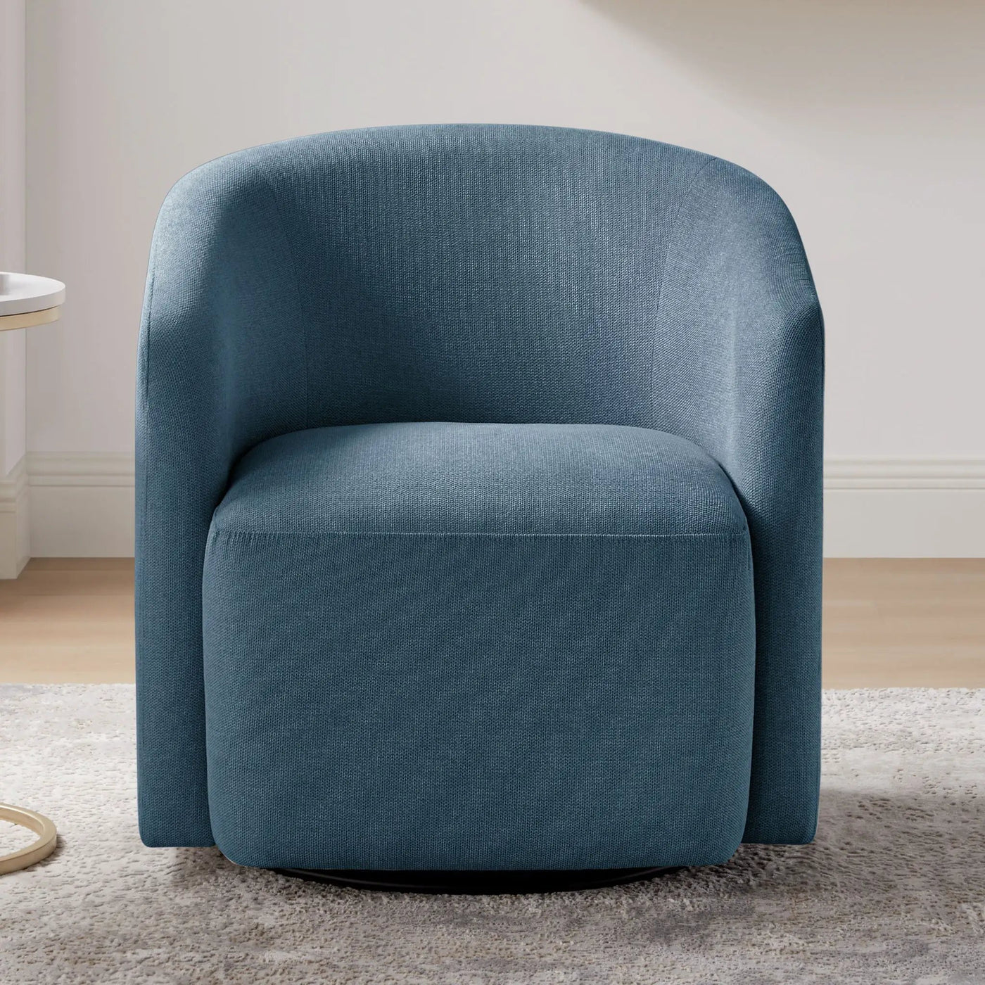 Ardena - Modern Swivel Barrel Chair by HouseOfZazla