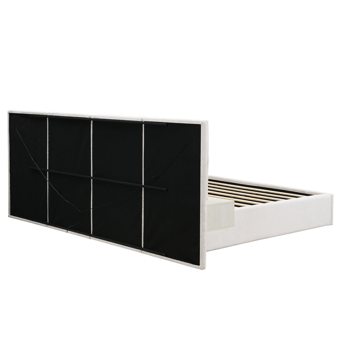 Soft, Comfortable, Luxurious Upholstered Smart Bed with Reading Light - King, photo 10 of 10