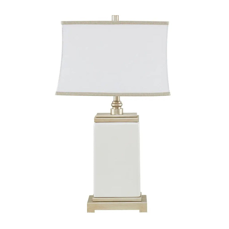 Rectangular Ceramic Table Lamp by HouseOfZazla