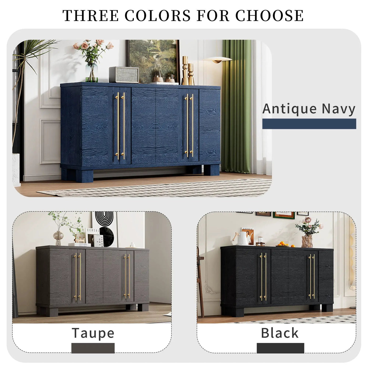 Sideboard With Adjustable Shelves by HouseOfZazla