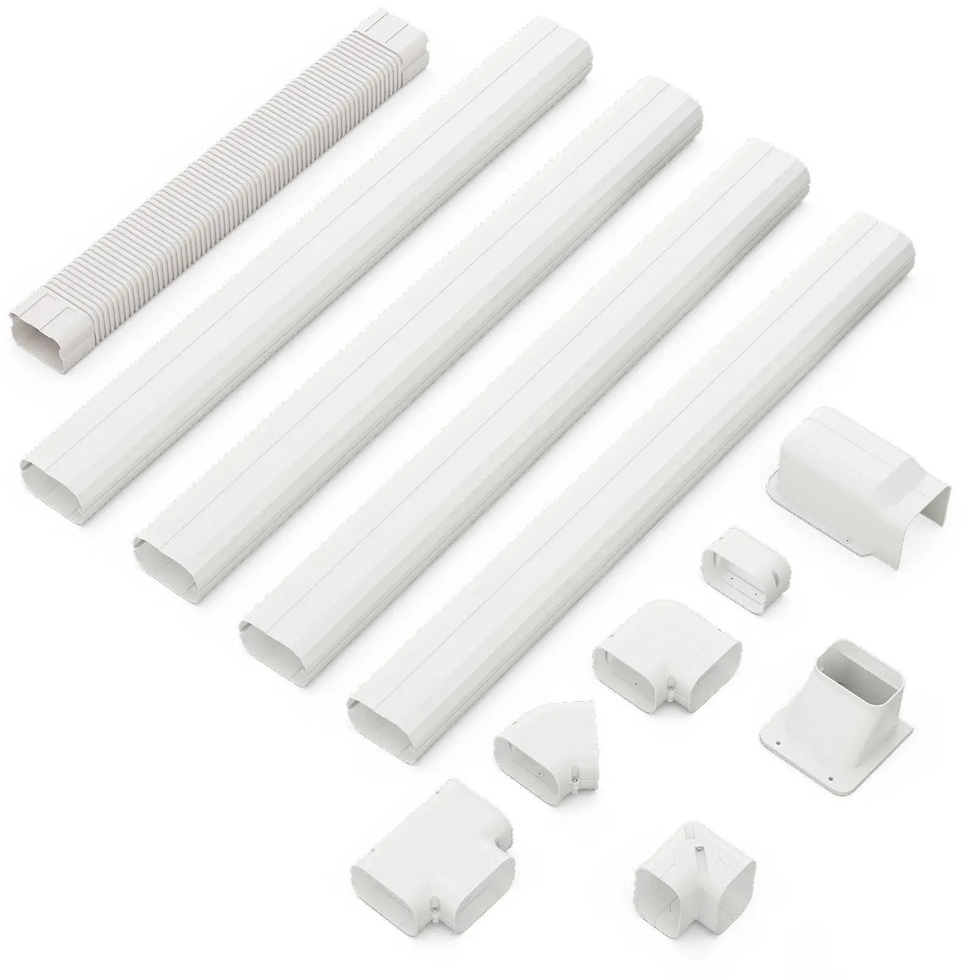 4 Inches W Mini Decorative PVC Slim Line Cover Kit by DirectDeals