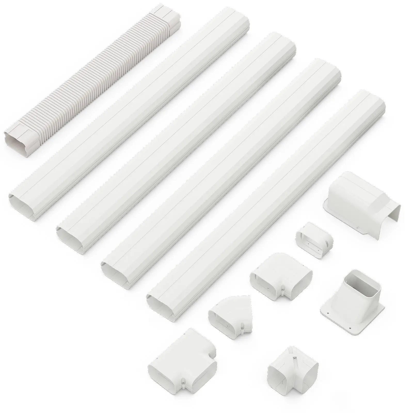 4 Inches W Mini Decorative PVC Slim Line Cover Kit by DirectDeals