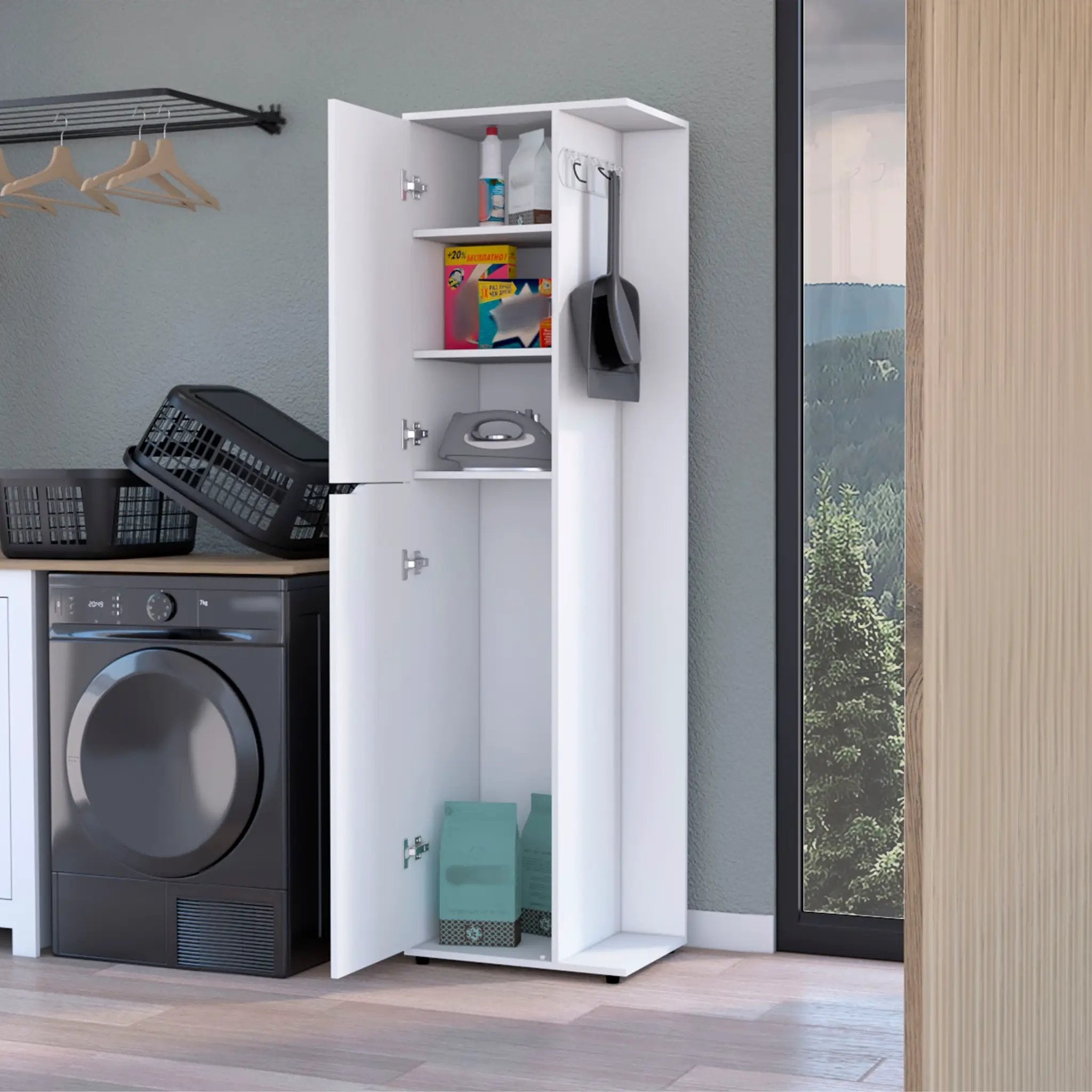 Harper Broom Cabinet by HouseOfZazla