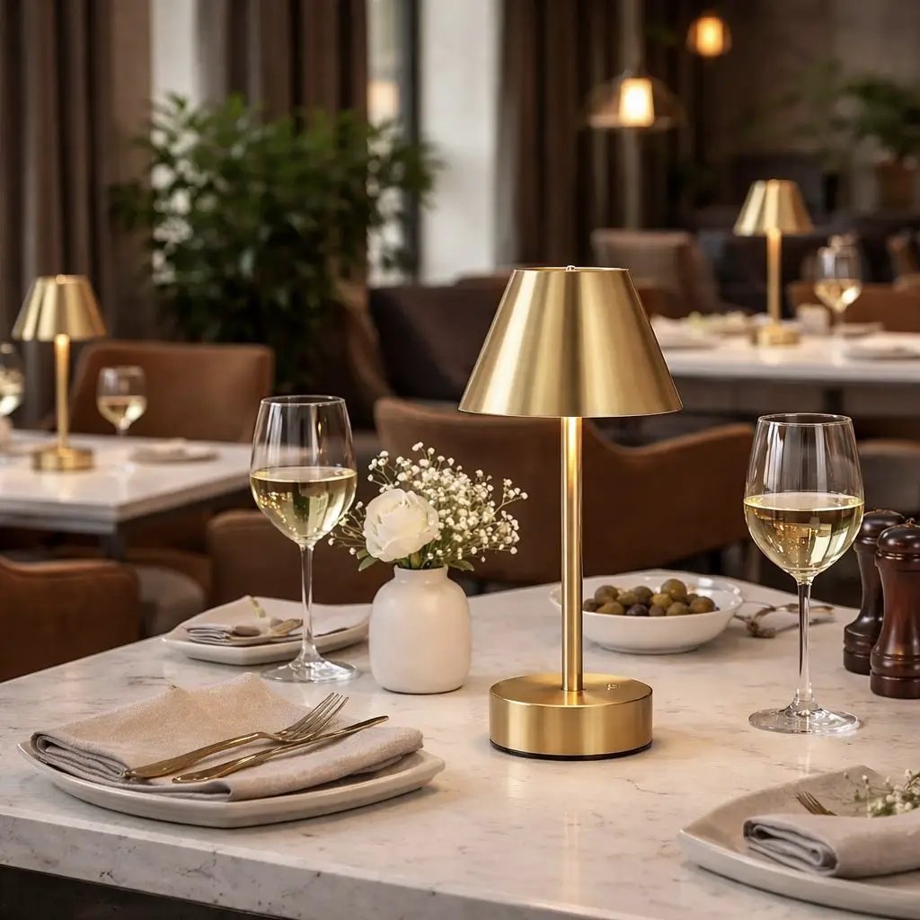 Elegance Rechargeable LED Table Lamp LED Touch Switch by HouseOfZazla