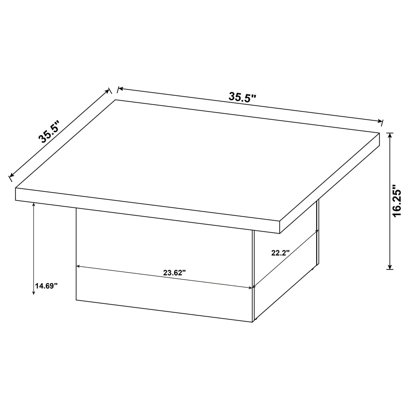 Exeter - Square Table by HouseOfZazla