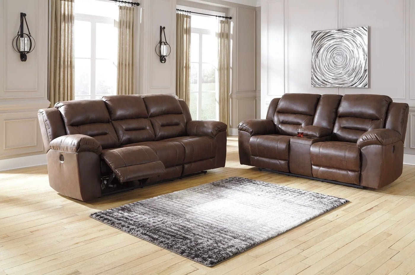 Stoneland - Reclining Loveseat by Unique Piece Furniture